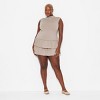 Women's Cap Sleeve Dropped Waist Knit Mini Shift Dress - Wild Fable™ - 2 of 3