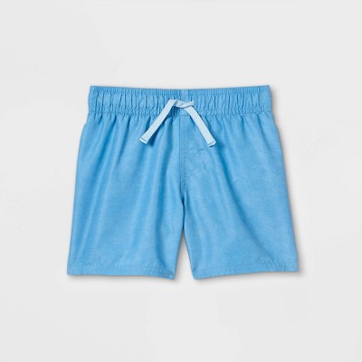 Toddler Boys' Swim Shorts - Cat & Jack™ Light Blue 12M
