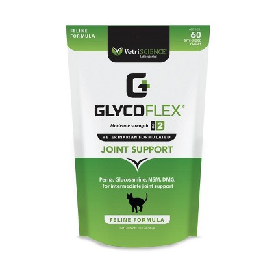 Vetriscience Laboratories GlycoFlex Stage II Joint Support Cat Chews, 60 chews
