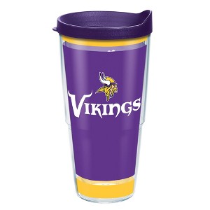 NFL Minnesota Vikings Classic Tumbler with Lid - 24oz - 1 of 3