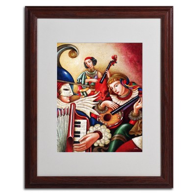 Trademark Fine Art -Edgar Barrios 'Inspiriacion' Matted Framed Art