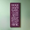 Slickblue Pet Loss Wall Decor – Sentimental Dog Quote Wood Sign – Rustic Home Accent for Dog Owners 7x18, Color Options - 2 of 3