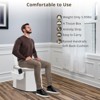 Karl Home | Off-White Portable Camping Toilet with Paper Holder and Anti-Slip Strips - 2 of 4
