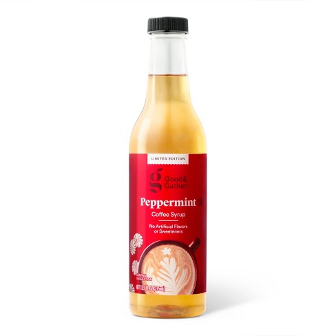 Peppermint Naturally Flavored Coffee Syrup - 12.7oz - Good & Gather™ - image 1 of 3