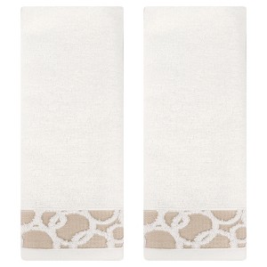 REGALWOVEN Cotton Jacquard Bathroom Face Gym and Spa Home Soft Absorbent Hand Towel 13" x 29" - 1 of 4
