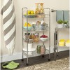 Pierre Adjustable Mini Trolley - Chrome - Safavieh - 2 of 4