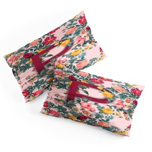 Deny Designs King Burcu Korkmazyurek Summer Botanical Monogram Pillow Shams - 1 of 3