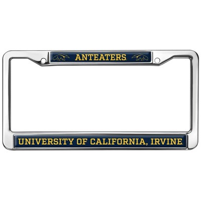 University of California Irvine Mascot Full Size Standard License Plate Metal Frame