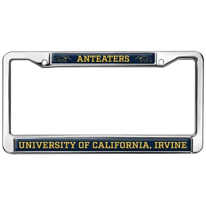 University of California Irvine Mascot Full Size Standard License Plate Metal Frame - 1 of 4