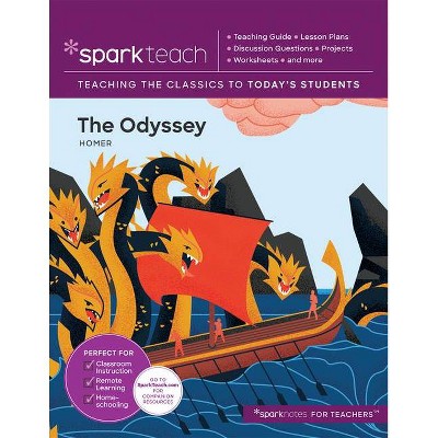 Sparkteach: The Odyssey, 23 - by  Sparknotes & Sparknotes (Paperback)