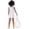 Girls Tennis Dress Golf Outfit Sets Sleeveless Tank Top Skirt with Shorts Pockets - 2 of 4