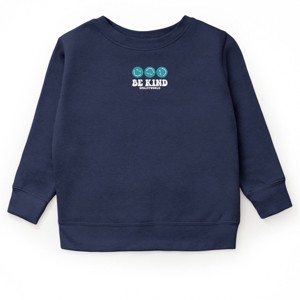 The Juniper Shop SmileyWorld Embroidered Be Kind Turning Smiles Youth Sweatshirt - 1 of 3