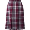 School Uniform Young Women's Plaid Box Pleat Skirt Top of the Knee - image 2 of 2