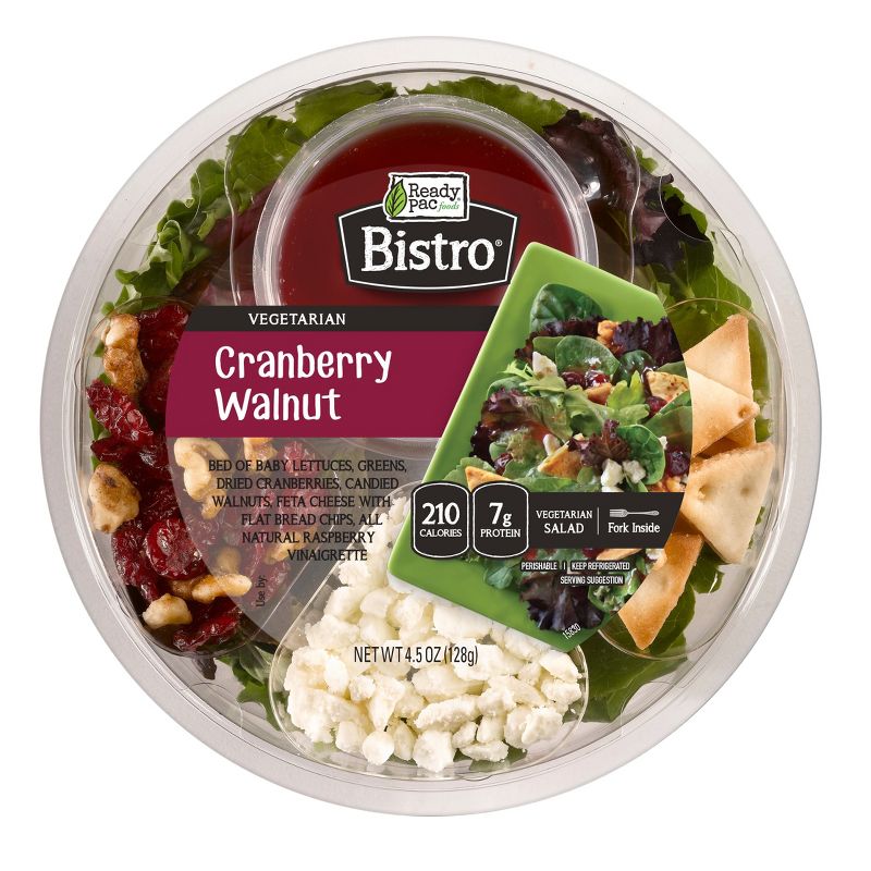 Ready Pac Bistro Cranberry Walnut Salad Bowl - 4.5oz, 1 of 2