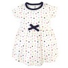 Touched by Nature Baby and Toddler Girl Organic Cotton Dress and Cardigan 2pc Set, Colorful Dot, 5 Toddler - 3 of 4