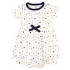 Touched by Nature Baby and Toddler Girl Organic Cotton Dress and Cardigan 2pc Set, Colorful Dot - image 3 of 4