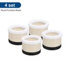 Unique Bargains Adjustable Anti-Slip Chair Table Round Furniture Risers 4 Set - 3 of 4