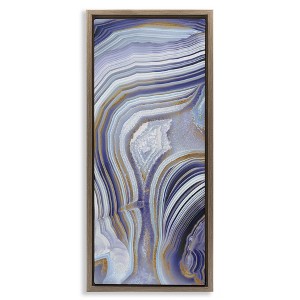 Stupell Industries Agate Crystal Pattern Abstract Design, 15" x 31" - 1 of 4