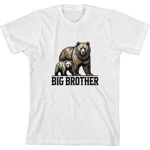 Big Brother Bears Boy's Crew Neck Short Sleeve Tee - 1 of 2