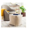 Mark & Day Tearia 16"H x 16"W x 16"D Modern Pouf - 2 of 4