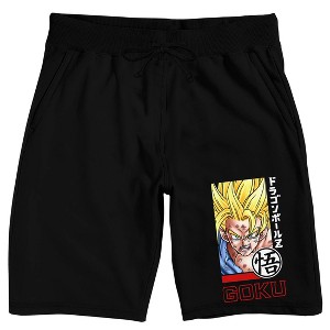 Dragon Ball Z Goku Super Saiyan Men'S Black Lounge Shorts - 1 of 4