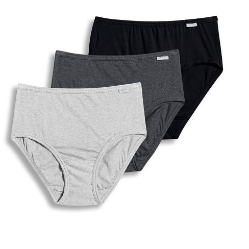 Jockey Women's Plus Size Elance Hipster - 3 Pack 8 Grey Heather/charcoal  Heather/black : Target