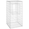 vidaXL Gabion Basket Posts 2 pcs 19.7"x19.7"x39.4" Iron - 3 of 4