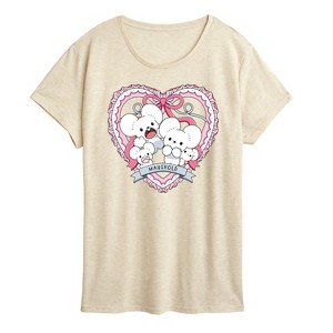 Women's - Pokémon - Maushold 4 Coquette Short Sleeve Graphic T-Shirt - 1 of 4