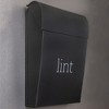 AuldHome Design Black Enamelware Lint Holder Bin; Modern Farmhouse Laundry Room Decor - 2 of 4