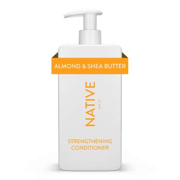 Native Almond & Shea butter Strengthening Vegan Conditioner Sulfate, Paraben and Silicone Free - 16.5 fl oz