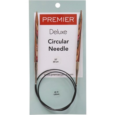 Premier Fixed Circular Knitting Needles 32"-Size 10/6mm