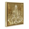 Stupell Industries Vintage Glam Crystal Chandelier, 25" x 25" - 3 of 4