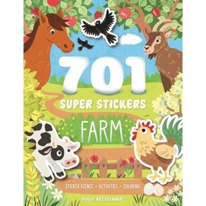 701 Super Stickers Farm - by  Igloobooks (Paperback) - 1 of 1