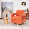 Swivel Chair For Living Room, 360 Degree Swivel Club Modern Single Sofa Chair, Accent Chairs Swivel, Accent Chairs Modern-Cuddlewood - 2 of 4