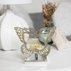 Pavilion Gift Company - Butterflies - 4.25" Glass Butterfly Tea Light Holder - Candle Holders - 2 of 4