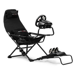 LUCKRACER Foldable Racing Simulator Cockpit, Compact & Flexible Supports All Steering Wheels & Pedals for PC - 1 of 4