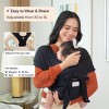 BabbleRoo Baby Wrap Carrier, Sling Baby Carrier, Breathable & Comfortable, Adjustable M to XXL - 3 of 4
