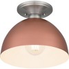 Quoizel Lighting Eason 1 - Light Semi-Flush Mount in  Matte Rose Gold - 4 of 4