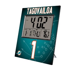 NFL Miami Dolphins Players Game Tactic Wall Clock - 1 of 3