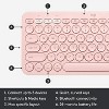 Logitech K380 Multi-Device Bluetooth Keyboard for Mac, Pink - 3 of 3