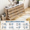 9 Drawer Dresser for Bedroom, 54"W Wood Chest of Drawers with Gold Handle, Fluted Dresser TV Stand, Clothes Storage Organizer for Living Room - 3 of 4