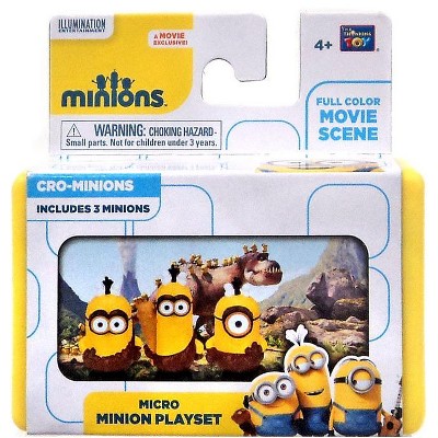 Despicable Me Minions Movie Cro Minions 2 Inch Micro Playset Target - vive le minion roblox