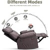 Oversized Recliner Chair for Adults - PU Leather Recliner Sofa with High-Density Foam, Wide Seat & Smooth Manual Recline - 4 of 4