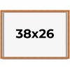 PosterPalooza | Classic Brown Picture Frame - UV Acrylic, Backing Board, Hanging Hardware Included - 2 of 4