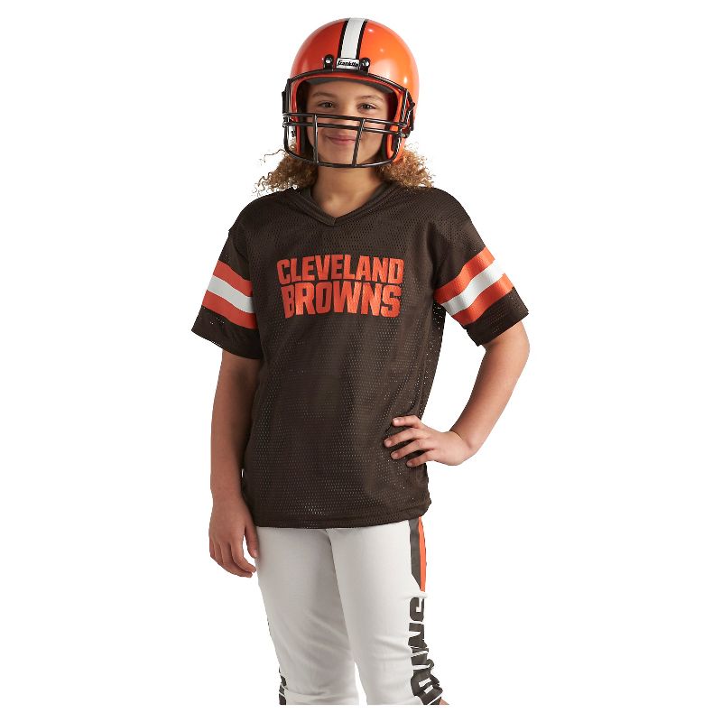 Franklin Sports NFL Cleveland Browns Deluxe Uniform Set, 3 of 4
