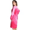 Just Love Womens Nightgown - Long Sleeve Henley Oversized Sleepwear Gown - 2 of 3