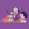 Girls KPop Demon Hunters Chibi Girls Playing T Shirt - 2 of 4