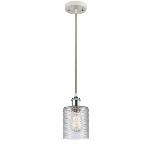 Cobbleskill - 1 Light Cord Hung Mini Pendant In Industrial Style-8 Inches Tall and 5 Inches Wide - 1 of 1
