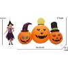 Pumpkins 3 PCS Halloween Inflatables Outdoor Decoration, 7.9FT Blow Up Yard Decoration Clearance for Holiday/Party/Yard/Garden - 2 of 4