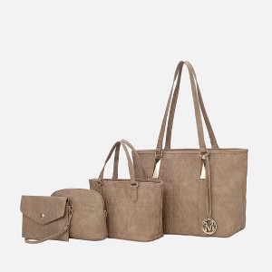 MKF Collection Arya Signature Vegan Leather Tote Bag for Women Versatile Handbag Purse by Mia K - 1 of 4